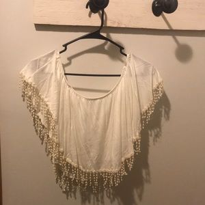 Off white top